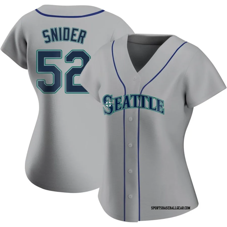 Collin Snider Women's Seattle Mariners Gray Authentic Road Jersey