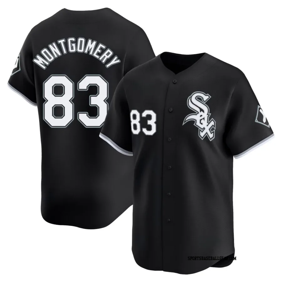 Colson Montgomery Men's Chicago White Sox Black Limited Alternate Jersey