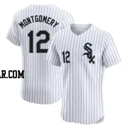 Colson Montgomery Men's Chicago White Sox White Elite Home Jersey