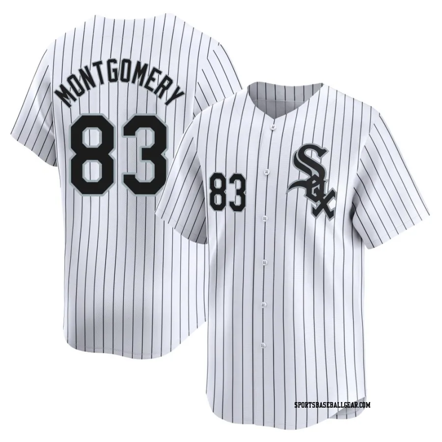 Colson Montgomery Men's Chicago White Sox White Limited Home Jersey