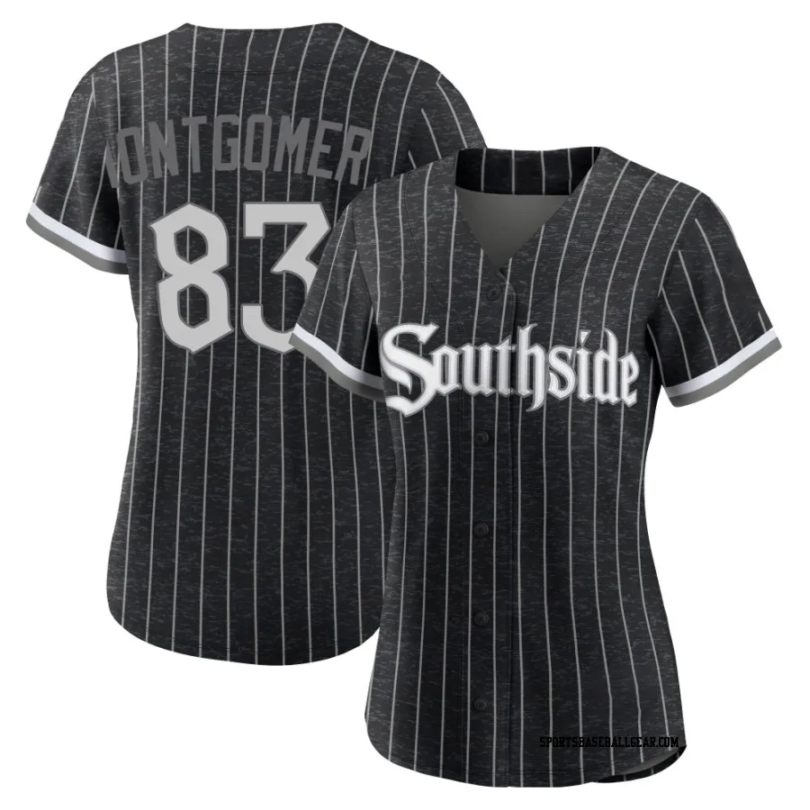 Colson Montgomery Women's Chicago White Sox Black Authentic 2021 City Connect Jersey