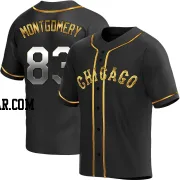 Colson Montgomery Youth Chicago White Sox Black Golden Replica Alternate Jersey
