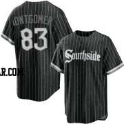 Colson Montgomery Youth Chicago White Sox Black Replica 2021 City Connect Jersey