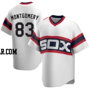 Colson Montgomery Youth Chicago White Sox White Replica Cooperstown Collection Jersey