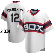 Colson Montgomery Youth Chicago White Sox White Replica Cooperstown Collection Jersey