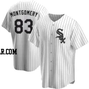 Colson Montgomery Youth Chicago White Sox White Replica Home Jersey