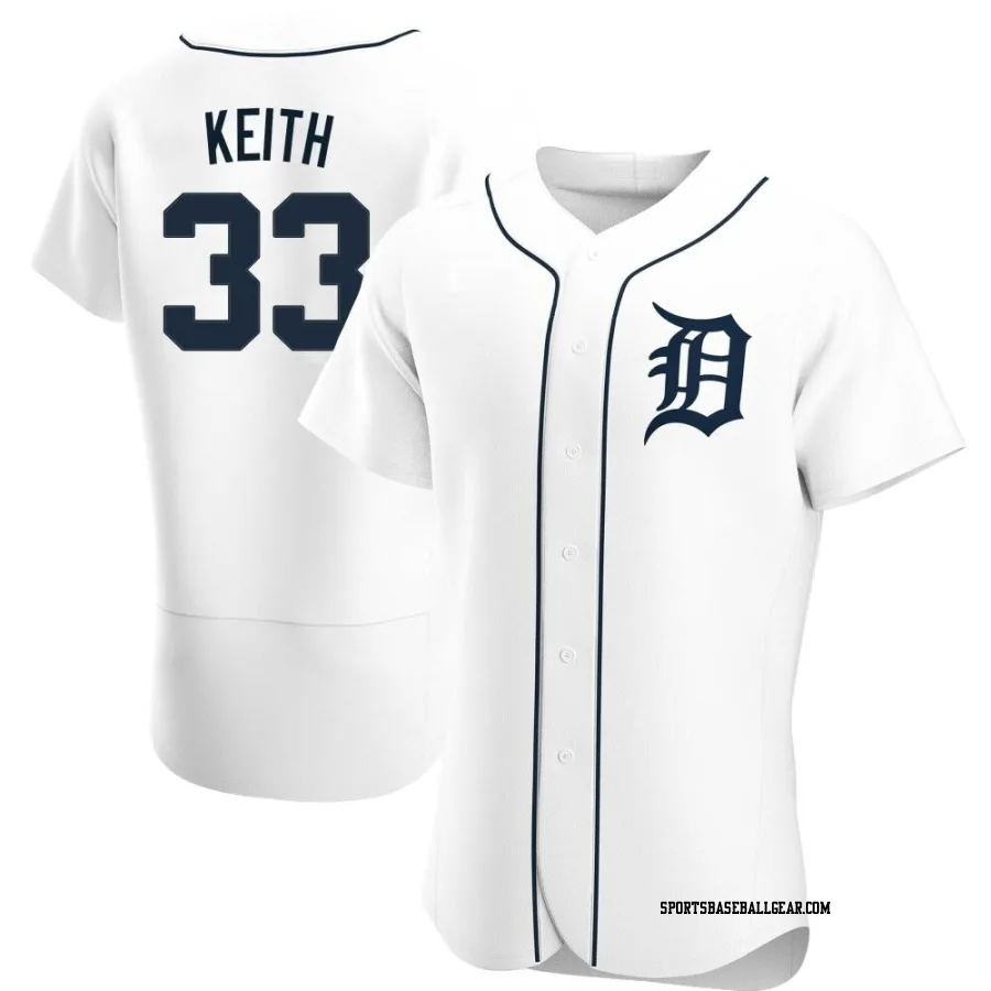 Colt Keith Men's Detroit Tigers White Authentic Home Jersey