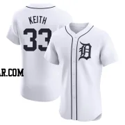 Colt Keith Men's Detroit Tigers White Elite Home Jersey