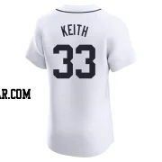Colt Keith Men's Detroit Tigers White Elite Home Jersey
