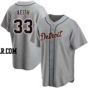 Colt Keith Youth Detroit Tigers Gray Replica Road Jersey