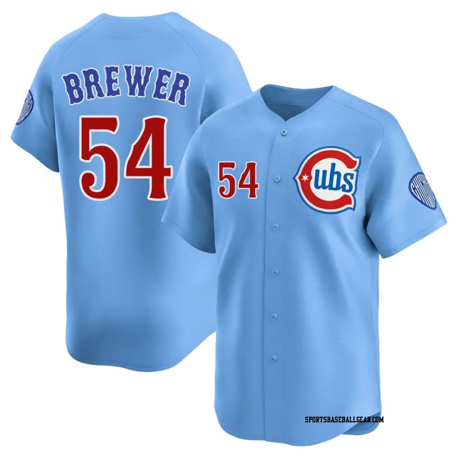 Colten Brewer Youth Chicago Cubs Royal Limited 2nd Alternate Jersey