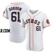 Colton Gordon Men's Houston Astros White Authentic 2022 World Series Champions Home Jersey