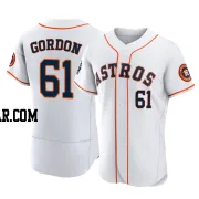 Colton Gordon Men's Houston Astros White Authentic 2022 World Series Home Jersey