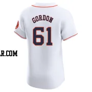 Colton Gordon Men's Houston Astros White Elite Home Jersey