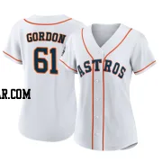 Colton Gordon Women's Houston Astros White Replica 2022 World Series Home Jersey
