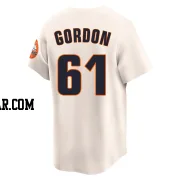 Colton Gordon Youth Houston Astros Cream Limited Throwback Cooperstown Collection Jersey