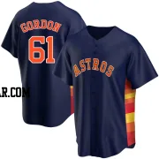 Colton Gordon Youth Houston Astros Navy Replica Alternate Jersey