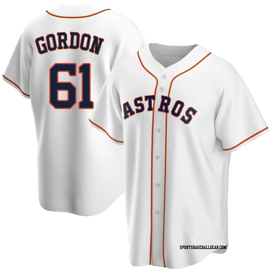 Colton Gordon Youth Houston Astros White Replica Home Jersey