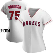 Connor Brogdon Women's Los Angeles Angels White Replica Home Jersey