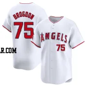 Connor Brogdon Youth Los Angeles Angels White Limited Home Jersey