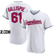 Connor Gillispie Men's Cleveland Guardians White Authentic Home Jersey