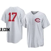 Connor Joe Men's Cincinnati Reds White Replica 2022 Field Of Dreams Jersey