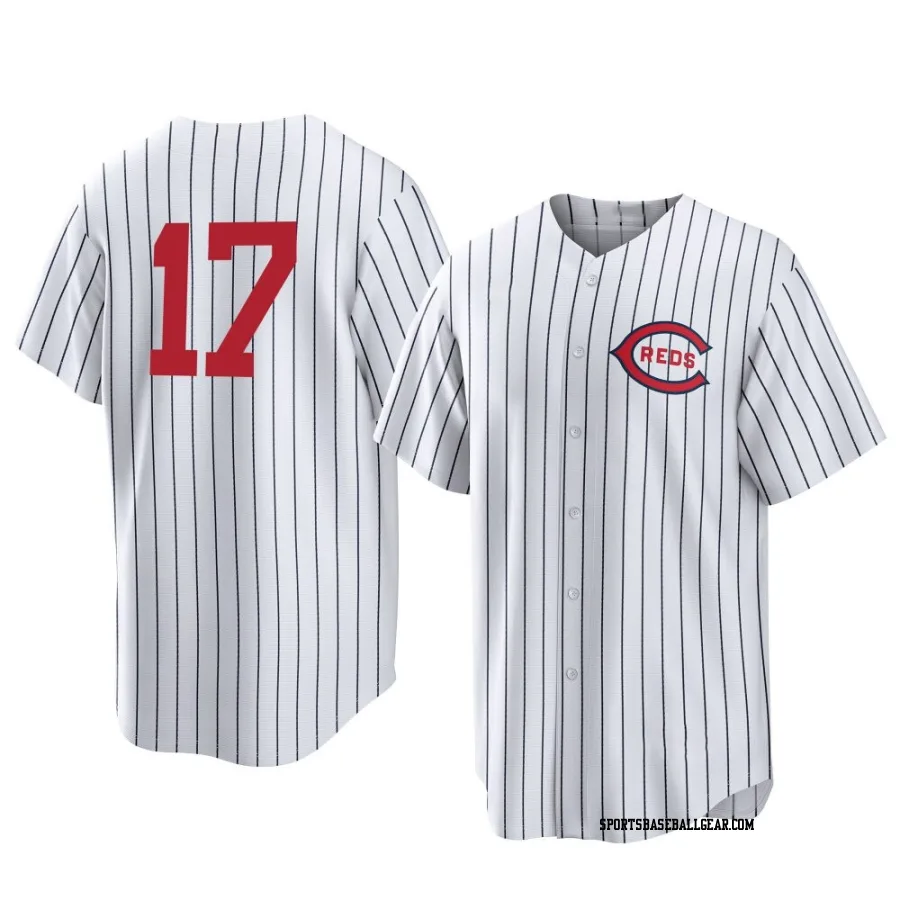 Connor Joe Men's Cincinnati Reds White Replica 2022 Field Of Dreams Jersey