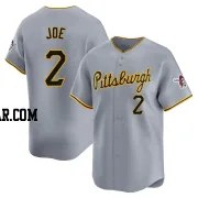 Connor Joe Men's Pittsburgh Pirates Gray Limited Away Jersey