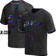 Connor Joe Men's San Diego Padres Black Holographic Replica Alternate Jersey