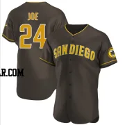 Connor Joe Men's San Diego Padres Brown Authentic Road Jersey