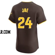 Connor Joe Men's San Diego Padres Brown Elite Road Vapor Premier Jersey