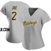 Connor Joe Women's Pittsburgh Pirates Gray Replica Road Jersey