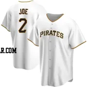 Connor Joe Youth Pittsburgh Pirates White Replica Home Jersey