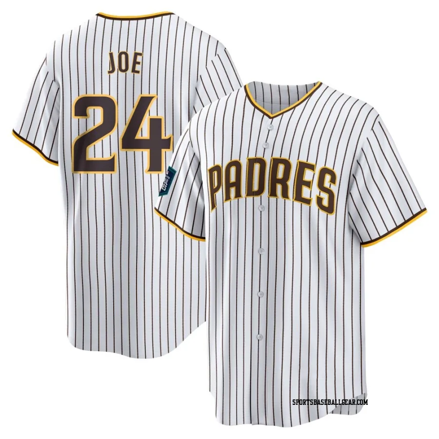 Connor Joe Youth San Diego Padres White Replica 2024 World Tour Seoul Series Home Jersey