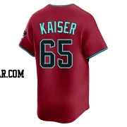 Connor Kaiser Men's Arizona Diamondbacks Red Limited Alternate Jersey