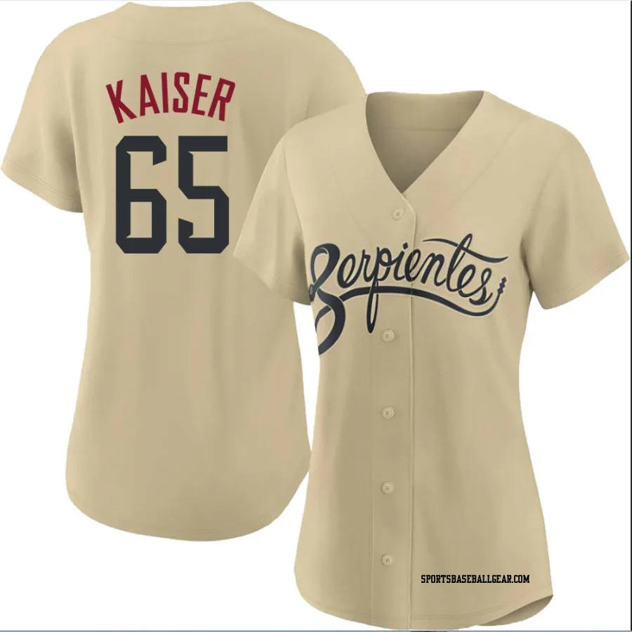 Connor Kaiser Women's Arizona Diamondbacks Gold Replica 2021 City Connect Cool Base Jersey