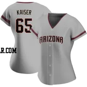 Connor Kaiser Women's Arizona Diamondbacks Gray Replica Road Jersey
