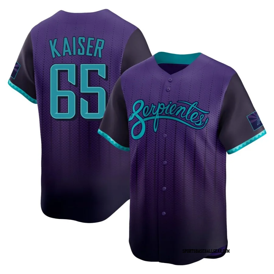 Connor Kaiser Youth Arizona Diamondbacks Purple Limited 2025 City Connect Jersey