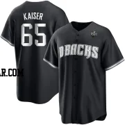 Connor Kaiser Youth Arizona Diamondbacks White Replica Black 2023 World Series Jersey