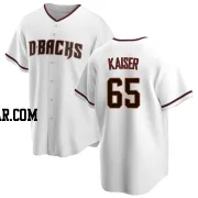 Connor Kaiser Youth Arizona Diamondbacks White Replica Home Jersey