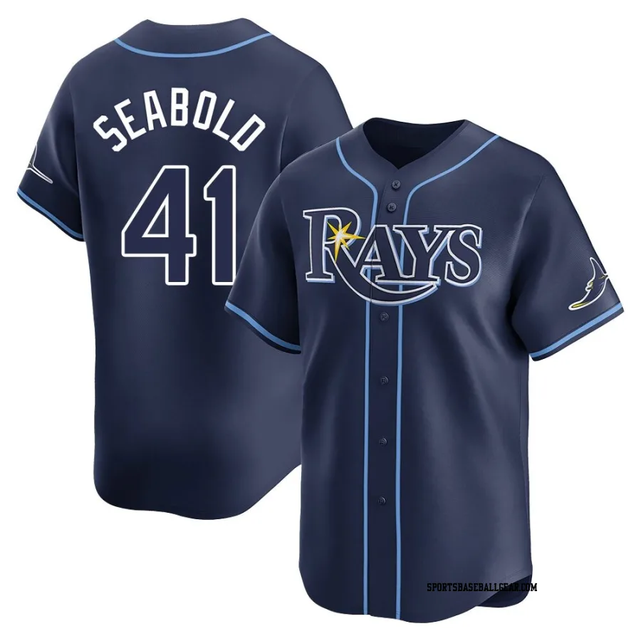 Connor Seabold Men's Tampa Bay Rays Navy Limited Away Jersey