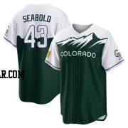 Connor Seabold Youth Colorado Rockies Green Replica 2022 City Connect Jersey