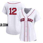 Connor Wong Women's Boston Red Sox White Limited 2nd Home Jersey