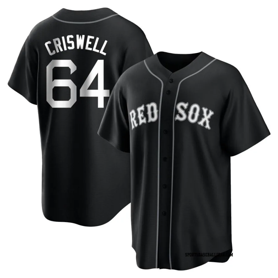 Cooper Criswell Youth Boston Red Sox Black/White Replica Jersey