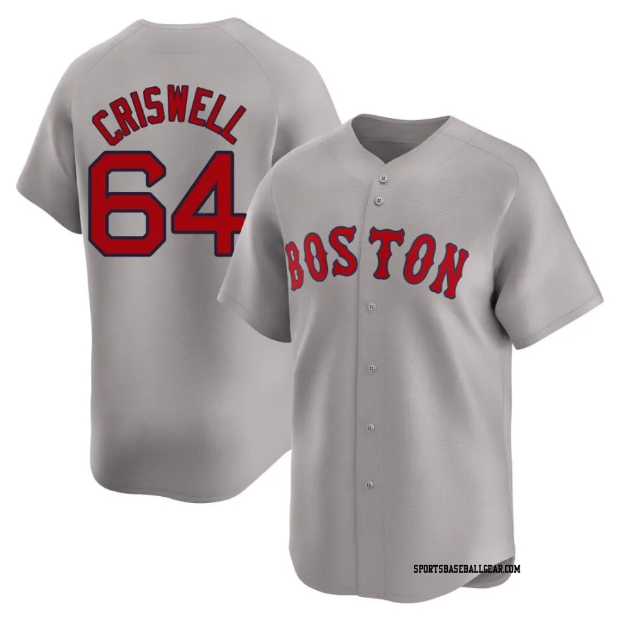 Cooper Criswell Youth Boston Red Sox Gray Limited Away Jersey