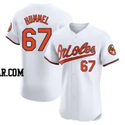 Cooper Hummel Men's Baltimore Orioles White Elite Home Jersey