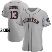 Cooper Hummel Men's Houston Astros Gray Authentic Road Jersey