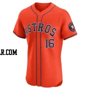 Cooper Hummel Men's Houston Astros Orange Elite Alternate Vapor Premier Jersey