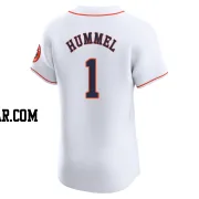 Cooper Hummel Men's Houston Astros White Elite Home Jersey