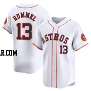 Cooper Hummel Men's Houston Astros White Limited Home Jersey